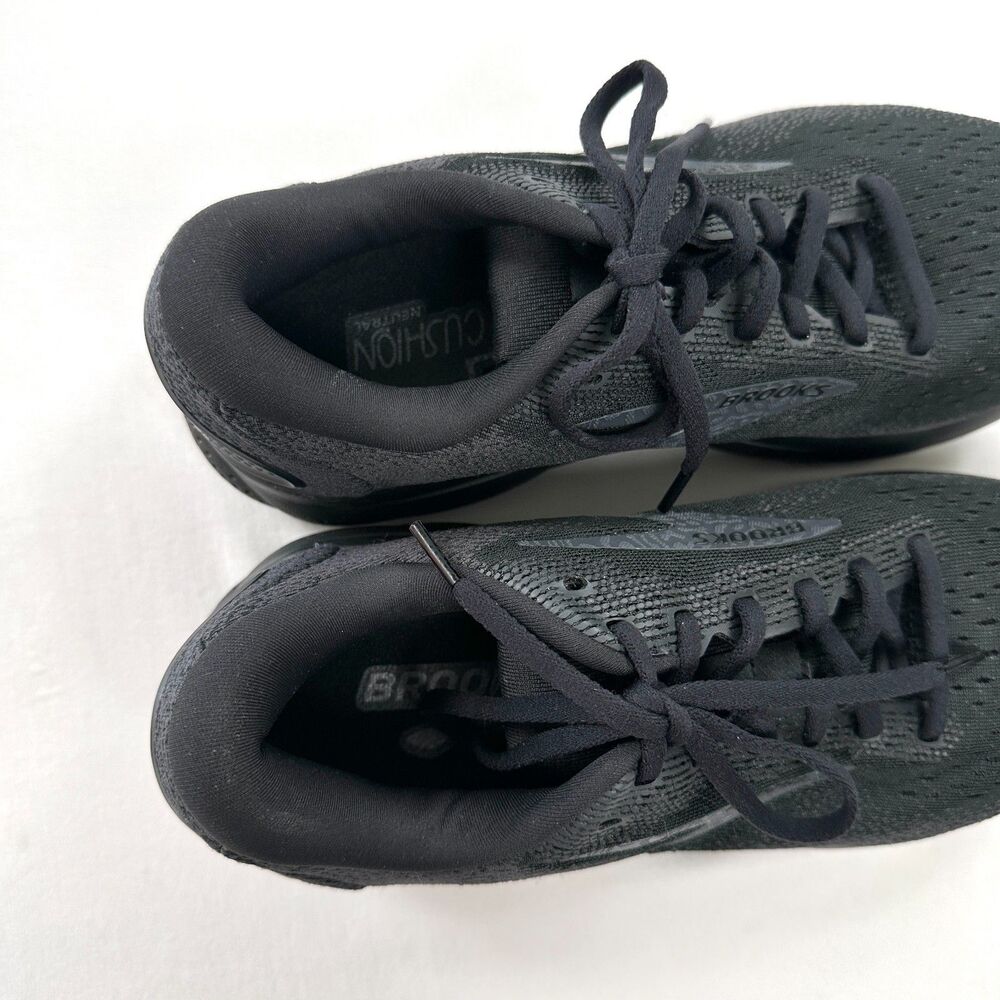 Brooks Ghost 16 Running Shoes Sneakers Womens Size 10 Wide D Black 1204071D020 - Picture 5 of 12